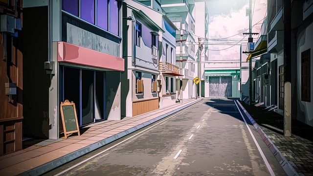 动图素材 - 街道 /  动漫 /  效果图