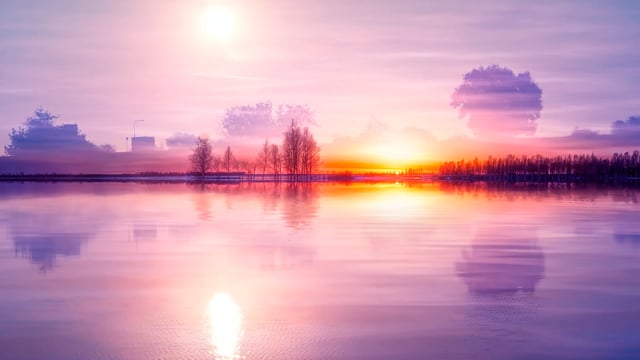 光影素材 - 日落 /  湖 /  云 /  晚上的气氛 /  前夕 /  水 /  闪亮的 /  太阳 /  傍晚的天空 /  夕阳 /  光影戏 /  反射 /  色彩游戏 /  照明心情 /  染 /  黄昏 /  景观 /  自然 