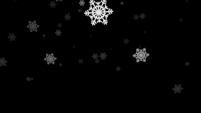 雪花素材 - 雪花 /  雪 /  冬天 /  圣诞节 /  降雪 /  寒冷的