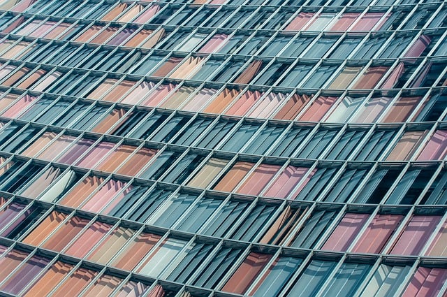 楼宇素材 - 正面 /  窗户 /  建筑学 /  玻璃 /  建造 /  办公大楼 /  摩天大楼 /  结构体